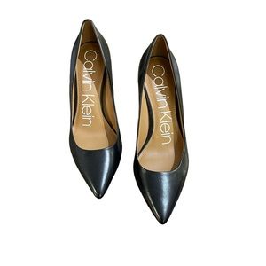 Good condition, women’s Calvin Klein black heels, size 7
